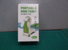 Fashion Portable Handheld Mini Fan Three Speed Power Bank Fan Green