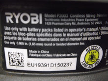 Ryobi P2003 Handheld 18 Volt cordless String Trimmer Tool Only eu19391d15237