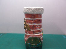 10" Santa Decorative Christmas ceramic boot