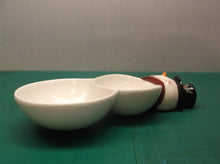 11" Snowman Decorative ceramic- nut or candy holder