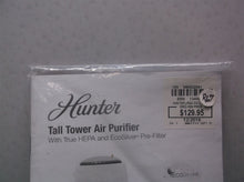 Hunter Tall Tower Air Purifier**Instruction Manual- HP600, 600BL, 600WH & 600GR