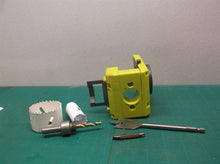 A99DLK4 Ryobi Wood/Metal Door Install Template & Hole saws with arbor/spade bit