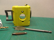 A99DLK4 Ryobi Wood/Metal Door Install Template & Hole saws with arbor/spade bit