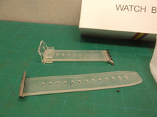 Set of 2 clear watch bands with unknown fitment