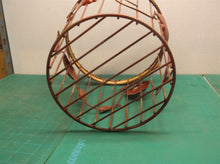 No Brand Apple Metal Waste Basket 10 1/2" h 10" Wide