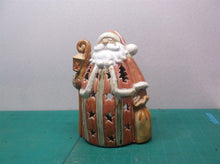 Santa tealight candle holder