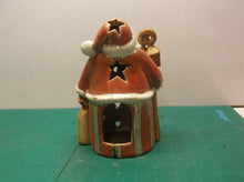 Santa tealight candle holder
