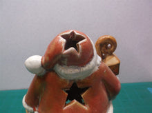 Santa tealight candle holder