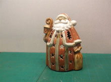 Santa tealight candle holder