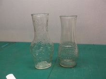 2 Salad Dressing Cruet Glass Shaker Bottles with 1 lid