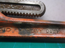Vintage 18" Heavy Duty Pipe Wrench Made by The Ridge Tool Co. USA