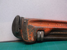 Vintage 18" Heavy Duty Pipe Wrench Made by The Ridge Tool Co. USA