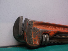Vintage 18" Heavy Duty Pipe Wrench Made by The Ridge Tool Co. USA