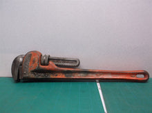 Vintage 18" Heavy Duty Pipe Wrench Made by The Ridge Tool Co. USA