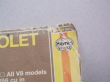Haynes Chevrolet Nova 1982 automotive repair manual