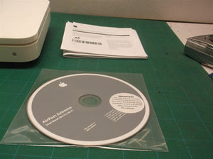 Apple Airport Extreme base station w A1202 AC Power Supply Apple w manuals & cd