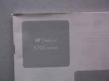 hp deskjet 5700 series manual