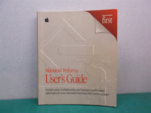 Apple Macintosh Peforma Users Guide Manual 600 Series Setup Troubleshooting 1994