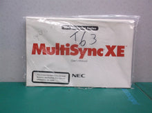 multisync xe monitor manual only