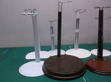 3-7" Heritage Mint Various Doll Stands 7 White 2 Wooden Base