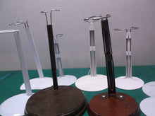 3-7" Heritage Mint Various Doll Stands 7 White 2 Wooden Base