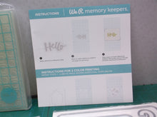 We R memory keepers Letter Press Stencil Kit 390540