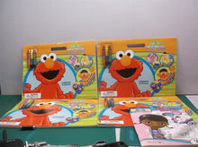 (4) Sesame Street Artist Pad W Crayons and Stickers & 1 Doc Mc trace & learn