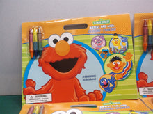 (4) Sesame Street Artist Pad W Crayons and Stickers & 1 Doc Mc trace & learn