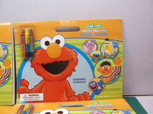 (4) Sesame Street Artist Pad W Crayons and Stickers & 1 Doc Mc trace & learn