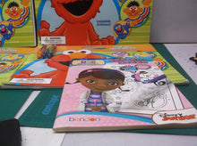 (4) Sesame Street Artist Pad W Crayons and Stickers & 1 Doc Mc trace & learn