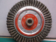 JAZ 7" Weld Cleaning Wheel, 50 Knots, .020" Steel, 5/8"-11 Arbor