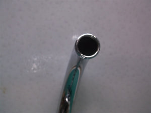 A112.18.1 1.2 GPM Chrome Faucet 6-1/2 x 2-5/8 base 8-1/2 tall missing screen end