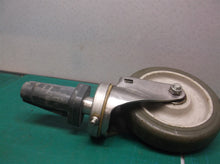 4.5" greaseable swivel casteter with plastic threaded stem