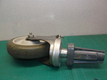 4.5" greaseable swivel casteter with break & plastic threaded stem