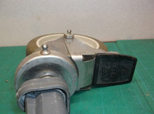 4.5" greaseable swivel casteter with break & plastic threaded stem