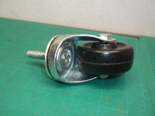 3" swivel casters with threaded longer stem & nuts & black wheel