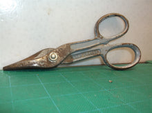 Vintage Wiss 8" Long Drop Forged Solid Steel Shears Cutters Made in USA