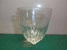 lot of 2 wine glasses 5 3/4" tall