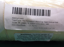 3M 2380 Performance Masking Tape 6.125"-250 6.125" Circles Tan Pack 100