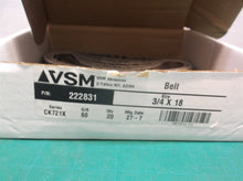 VSM 222831 Abrasive Belt Silicon Carbide 60 Grit 3/4"W 18"L Black (Pack of 20)