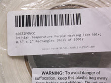 3m high temperature purple masking tape 501 .5x2