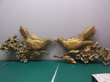 Syroco - Dart - Gold Birds and Flowers MCMLXVII - Mid century 1967 Vintage