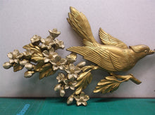 Syroco - Dart - Gold Birds and Flowers MCMLXVII - Mid century 1967 Vintage