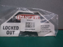 Accuform KDD366GN STOPOUT Gate Valve Lockout Label Danger Locked Out Fits KDD473