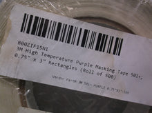 3m high temperature purple masking tape 501 .75x3