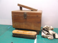 vintage shoe shine box