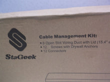 StaGeek cable raceway kit white