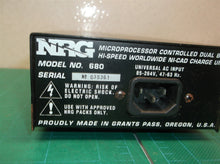 NRG 680 DUAL-BAY QUICK-CHARGER for parts UNTESTED