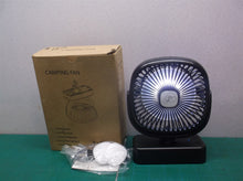 Portable LED Camping Lantern with Tent Fan 5000 mAh Battery Powered Y-12