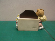 Friends like you are angles come true Bear Flower Mirror Desk Decor